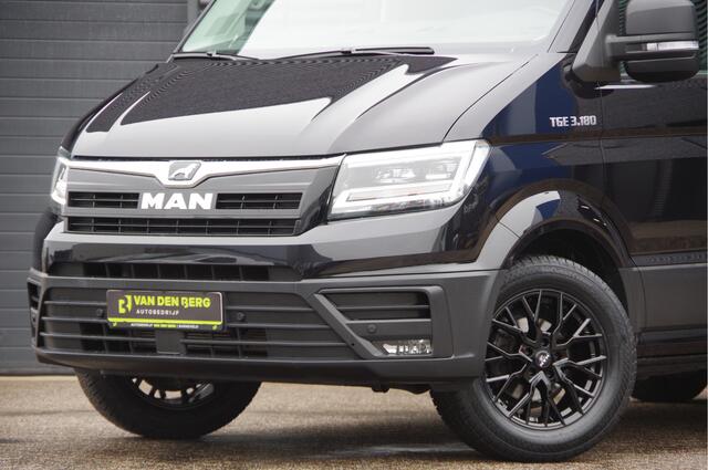 MAN TGE 3.180 35 2.0 177PK AUT. 3-ZITS, LED, TREKHAAK, GEV. STOEL, CAMERA, CRUISE, AIRCO, PARKEERSENSOREN, CARPLAY