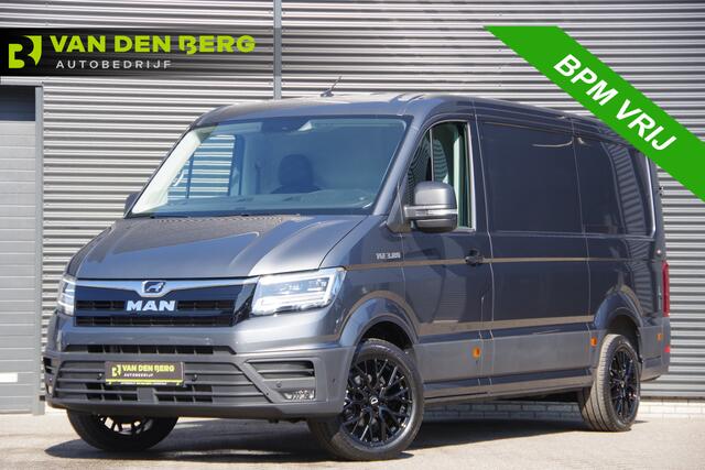 MAN TGE 3.180 35 2.0 L3H2 177PK AUT. LED, TREKHAAK, GEV. ERGO ACTIVE STOEL, STANDKACHEL, STOELVERWARMING, STUURVERWARMING, VOORRUIT VERWARMING, CAMERA, NAVI, ADAPT. CRUISE