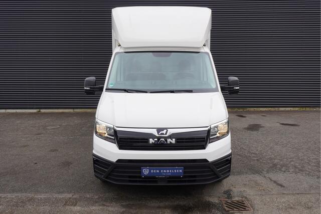 MAN TGE 140pk Bakwagen laadklep Apple Carplay Cruise control Airco 3-Zits Meubelbak Koffer LBW