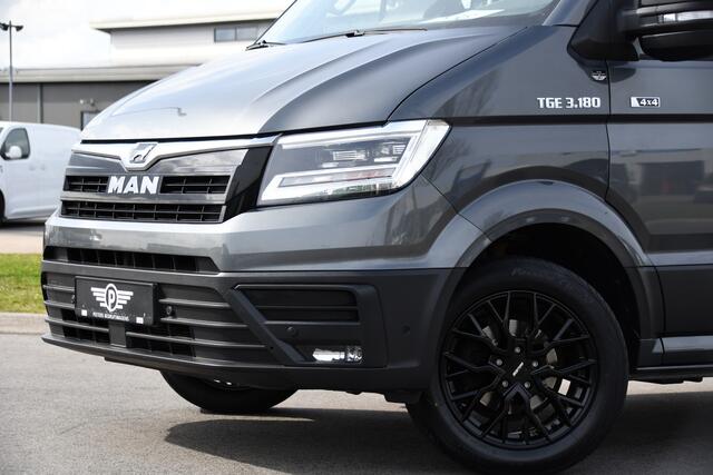 MAN TGE 3.180 35 2.0 L3H3 4x4 PB Edition Adaptieve Cruise, Camera, Cruise, LED, Stoelverwarming, SPER, 177pk, Automaat, Trekhaak, Uniek!