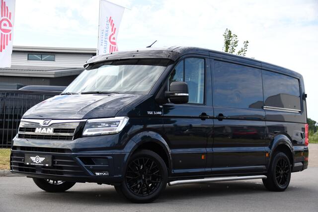 MAN TGE 3.140 35 2.0 L3H3 PB Edition Adaptieve Cruise, Camera, Carplay, LED, 2 x Schuifdeur, Clima, Stoelverwarming, Automaat, Sensoren, Trekhaak, 140pk, Uniek!
