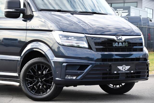 MAN TGE 3.140 35 2.0 L3H3 PB Edition Adaptieve Cruise, Camera, Carplay, LED, 2 x Schuifdeur, Clima, Stoelverwarming, Automaat, Sensoren, Trekhaak, 140pk, Uniek!