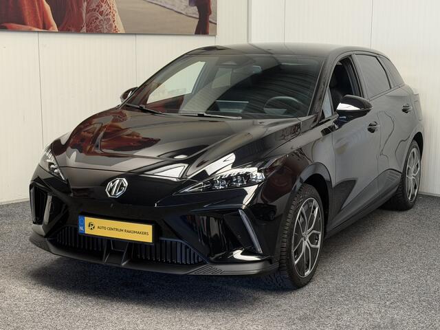 MG 4 MG4 ELECTRIC LUXURY LONG RANGE 204 PK 64 KWH FABRIEKGARANTIE TOT 2031 !!! NAVIGATIE ADAPTIVE CRUISE CONTROL APPLE CARPLAY/ANDROID 360 CAMERA STOEL EN STUURVERWARMING DODEHOEKSENSOREN RIJSTROOKSENSOREN KEYLESS GO ZEER MOOI !! NIEUW BINNEN