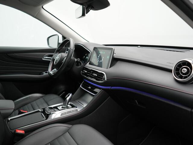 MG EHS 1.5 TGDI Luxury PHEV 258pk Dealer O.H | Panodak | Adaptive Cruise | 360 Camera | Sfeerverlichting | Lederen Sportstoelen Verwarmd | Apple Carplay | Keyless | LED Koplampen | Virtual | Navigatie | DAB | Plug In Hybrid |