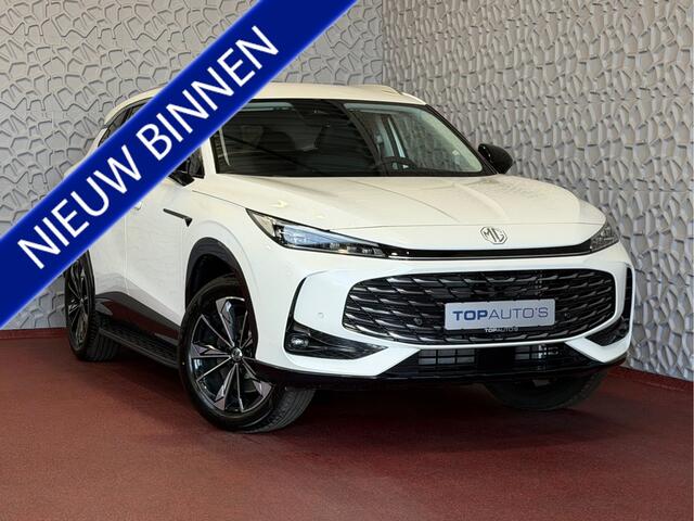 MG MG HS PHEV 1.5 TGDI LUXURY PHEV PLUG-IN HYBRIDE | LEER | 272PK NIEUWE AUTO | >1.000 KM TOTAAL BEREIK | 360° CAMERA | ELEKTRISCHE ACHTERKLEP | STOEL/STUUR. VERWARMING | FULL LED | ELEKTRISCHE S