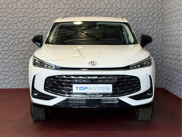 MG MG HS PHEV 1.5 TGDI LUXURY PHEV PLUG-IN HYBRIDE | LEER | 272PK NIEUWE AUTO | >1.000 KM TOTAAL BEREIK | 360° CAMERA | ELEKTRISCHE ACHTERKLEP | STOEL/STUUR. VERWARMING | FULL LED | ELEKTRISCHE S