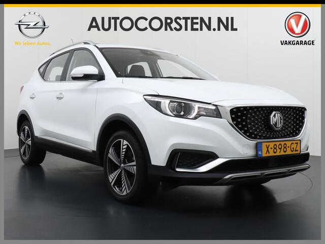 MG ZS AUT. EV Leder Pano-dak Adaptive-Cruise Apple Carplay Android Luxury Navi Camera Airco DAB+ EV45kWh Connected-Services Elec.Stoel+Verwarmd Keyless Lane/Speed Assist Bluetooth Led ESP BAS ASR Botswaarsch.Systeem Bordherkenning Lmv Pdc 3 fase laden