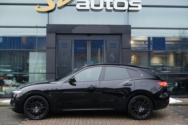 Maserati Levante Gransport 3.0 V6 D 275pk Panoramadak Schaalstoelen VOL!!! Carbon pakket NLauto 21" LMV Stoelkoeling Luchtvering