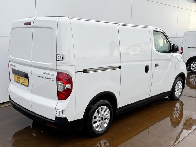 Maxus eDELIVER 3 122PK Nieuw! L1 SWB Elektrisch 50kWh 227km WLTP Carplay Touchscreen scherm Camera Parkeersensoren