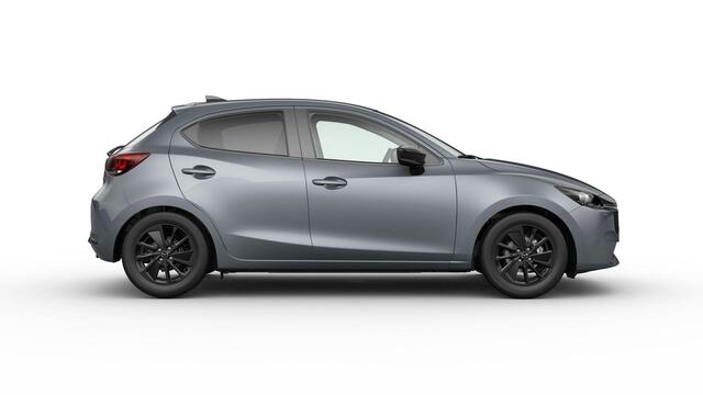 Mazda 2 e-Skyactiv G 90 6MT Homura | 16-inch lichtmetalen velgen, Black | 8-inch LCD touchscreen kleurenscherm | Achteruitrijcamera