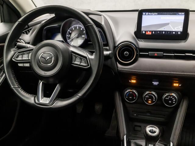 Mazda 2 1.5 Skyactiv-G GT-Luxury (NAVIGATIE, CAMERA, HEAD-UP DISPLAY, STOELVERWARMING, GETINT GLAS, LEDEREN SPORTSTOELEN, LM VELGEN, CRUISE, NIEUWE APK, NIEUWSTAAT)