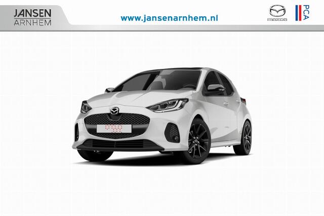 Mazda 2 Hybrid Prime-Line | 15-inch stalen velgen met wielcover, Silver | Achteruitrijcamera | Bandenspanningwaarschuwingssysteem