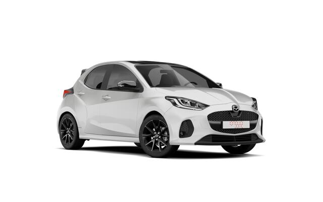 Mazda 2 Hybrid Prime-Line | 15-inch stalen velgen met wielcover, Silver | Achteruitrijcamera | Bandenspanningwaarschuwingssysteem