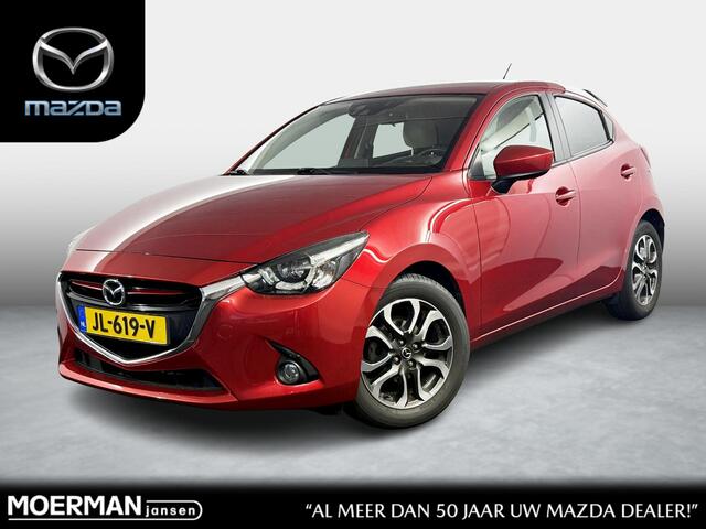 Mazda 2 1.5 Skyactiv-G Skylease GT / NL auto / Dealer onderhouden / Wit Leder / Navigatie / Head-Up Display