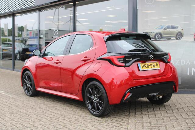 Mazda 2 Hybrid 1.5 Homura Automaat, Apple Carplay, Clima, Adap.Cruise, LMV 17 Inch, Camera, PDC, Stuur/Stoelverwarming