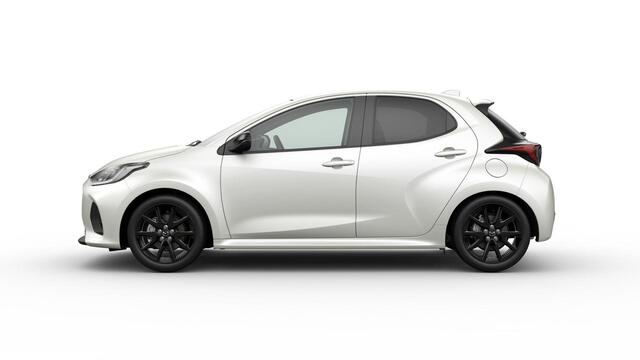 Mazda 2 Hybrid 1.5 Homura Plus / Northern White Pearl / Sportief zwart kunstleder
