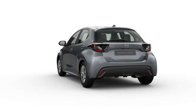 Mazda 2 Hybrid Prime-Line | 15-inch stalen velgen met wielcover, Silver | Achteruitrijcamera | Bandenspanningwaarschuwingssysteem