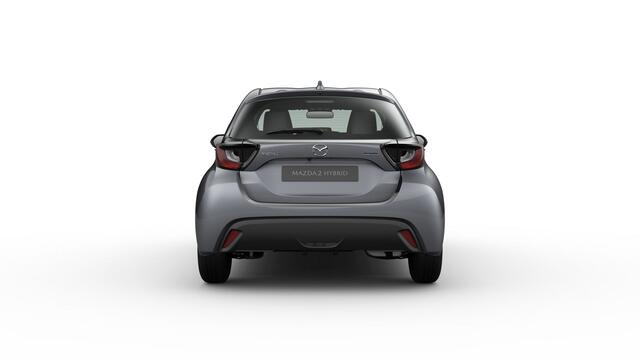 Mazda 2 Hybrid Prime-Line | 15-inch stalen velgen met wielcover, Silver | Achteruitrijcamera | Bandenspanningwaarschuwingssysteem