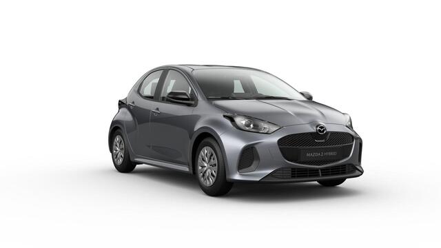 Mazda 2 Hybrid Prime-Line | 15-inch stalen velgen met wielcover, Silver | Achteruitrijcamera | Bandenspanningwaarschuwingssysteem