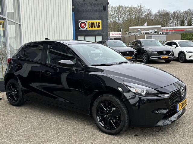 Mazda 2 1.5 e-SkyActiv-G 90 Homura NL-Auto, 1e Eig., Dealer Ondh., Apple Carplay / Android Auto, Cruise Controle, A. Rij-Camera, Stoel verw., StuurverW., Lichtmetaal Black.
