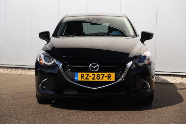 Mazda 2 1.5 Skyactiv-G GT-Luxury Automaat Half Leder Head Up Display Navigatie Carplay Achteruitrijcamera Stoelverwarming Clima Cruise Keyless Entry