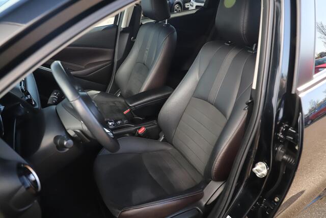 Mazda 2 1.5 Skyactiv-G GT-Luxury Automaat Half Leder Head Up Display Navigatie Carplay Achteruitrijcamera Stoelverwarming Clima Cruise Keyless Entry