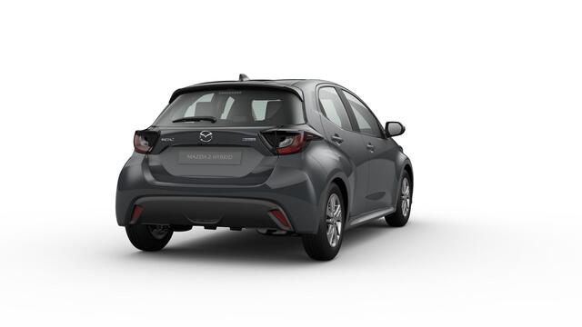 Mazda 2 Hybrid Prime-Line | 15-inch lichtmetalen velgen, Silver | Achteruitrijcamera | Automatisch dimmende binnenspiegel