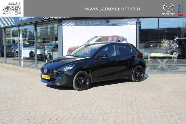 Mazda 2 1.5 e-SkyActiv-G 90 Homura , Demovoordeel ¤ 5.590-, Apple Carplay, LMV 16 Inch, Camera, PDC, Clima, Cruise, Stuur/Stoelverwarming, BSM, LKA