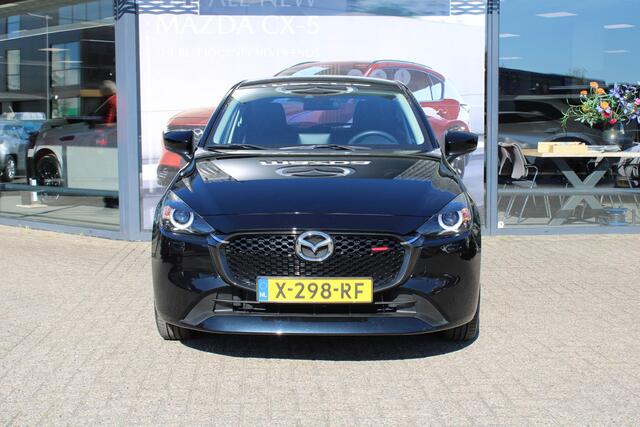 Mazda 2 1.5 e-SkyActiv-G 90 Homura , Demovoordeel ¤ 5.590-, Apple Carplay, LMV 16 Inch, Camera, PDC, Clima, Cruise, Stuur/Stoelverwarming, BSM, LKA