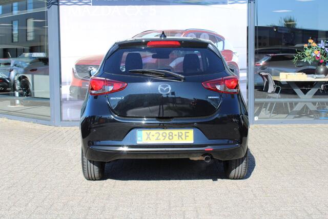 Mazda 2 1.5 e-SkyActiv-G 90 Homura , Demovoordeel ¤ 5.590-, Apple Carplay, LMV 16 Inch, Camera, PDC, Clima, Cruise, Stuur/Stoelverwarming, BSM, LKA