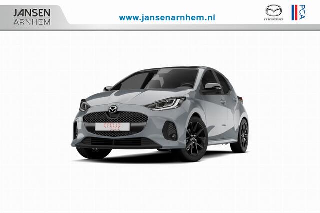Mazda 2 Hybrid Prime-Line | 15-inch lichtmetalen velgen, Silver | Achteruitrijcamera | Automatisch dimmende binnenspiegel