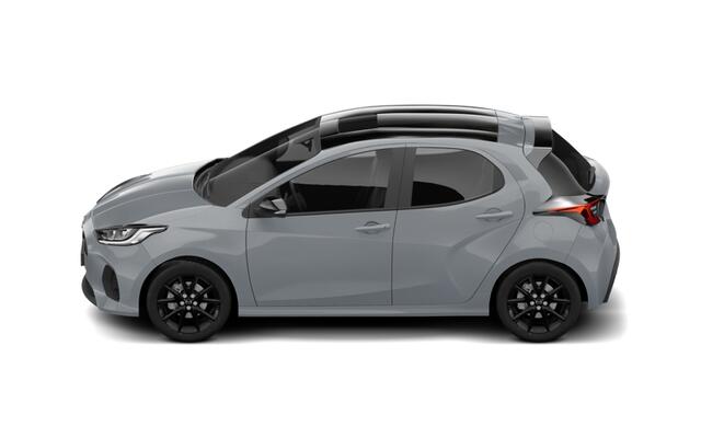 Mazda 2 Hybrid Prime-Line | 15-inch lichtmetalen velgen, Silver | Achteruitrijcamera | Automatisch dimmende binnenspiegel