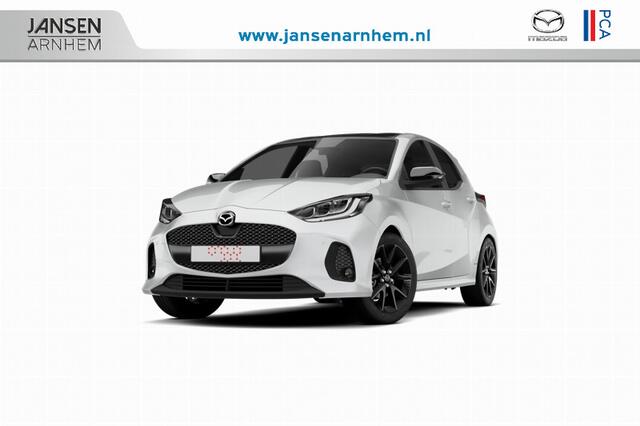 Mazda 2 Hybrid Prime-Line | 15-inch lichtmetalen velgen, Silver | Achteruitrijcamera | Automatisch dimmende binnenspiegel