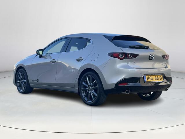 Mazda 3 2.5 e-SkyActiv-G M Hybrid 140 Takumi | Automaat | Demo | Stoel/stuurverwarming | 360 graden camera | Apple Carplay/Android Auto | Privacy glass | Leder | Elektrische verstelbare stoelen met geheugen |