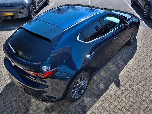 Mazda 3 2.0 e-SkyActiv-G M Hybrid 150 Homura Navi+BT Leder+stoelverw. ECC-Airco LED Cr.Control PDC Smartkey 18"LMV
