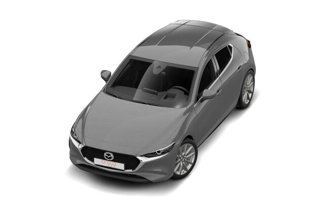 Mazda 3 Nagisa | 7-inch digitale meterset | Achteruitrijcamera | Active Driving Display (ADD), projectie in de voorruit: kleuren head-up display met belangrijkste rij-informatie