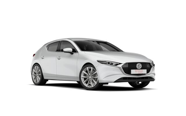 Mazda 3 Nagisa | 7-inch digitale meterset | Achteruitrijcamera | Active Driving Display (ADD), projectie in de voorruit: kleuren head-up display met belangrijkste rij-informatie
