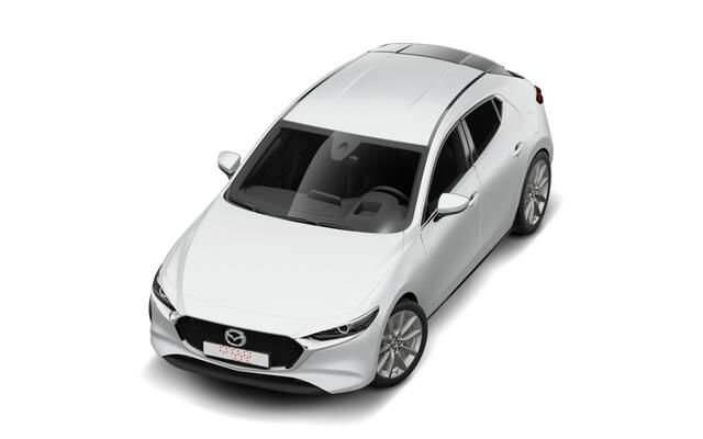 Mazda 3 Nagisa | 7-inch digitale meterset | Achteruitrijcamera | Active Driving Display (ADD), projectie in de voorruit: kleuren head-up display met belangrijkste rij-informatie