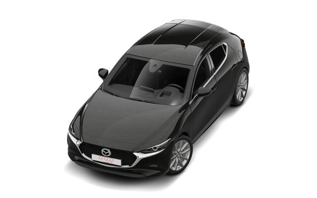 Mazda 3 Nagisa | 7-inch digitale meterset | Achteruitrijcamera | Active Driving Display (ADD), projectie in de voorruit: kleuren head-up display met belangrijkste rij-informatie