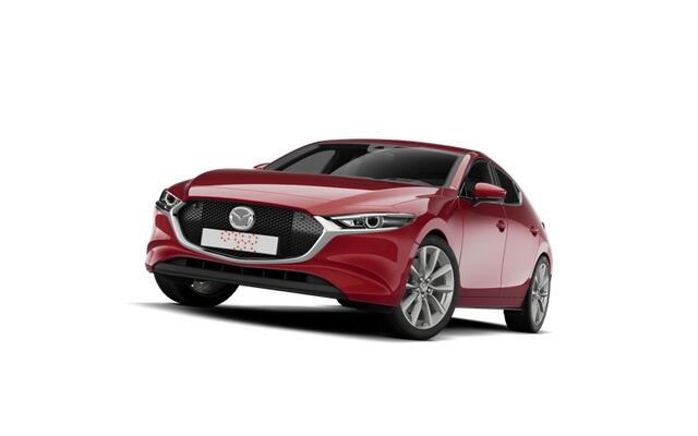 Mazda 3 Homura | 7-inch digitale meterset | Achteruitrijcamera | Active Driving Display (ADD), projectie in de voorruit: kleuren head-up display met belangrijkste rij-informatie