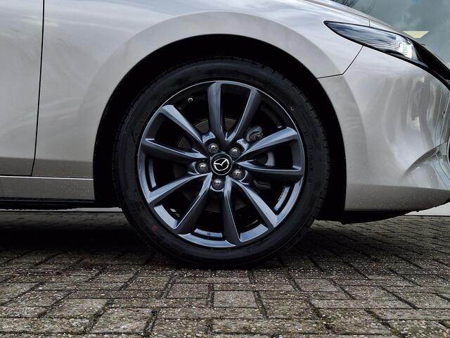 Mazda 3 2.5 e-SkyActiv-G M Hybrid 140 Takumi | Bose | Automaat | Elektrische verstelbare stoelen met stoelgeheugen | Stoel/stuurverwarming | 360 graden camera | Apple Carplay/Android Auto | Privacy glass | Leder |