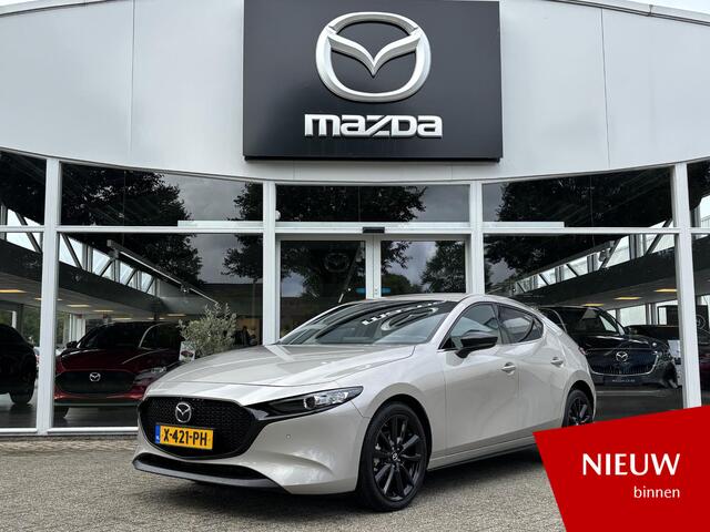 Mazda 3 2.0 e-SkyActiv-G M Hybrid 150 Homura NL-Auto, 1e Eig, Dealer Ondh., Navigatie, Apple Carplay /Android Auto, A.Rij-camera, Parkeerhulp v., Add. Cruise Controle, Head-Up, Stoelverw.