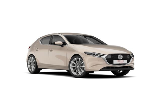 Mazda 3 Nagisa | 7-inch digitale meterset | Achteruitrijcamera | Active Driving Display (ADD), projectie in de voorruit: kleuren head-up display met belangrijkste rij-informatie