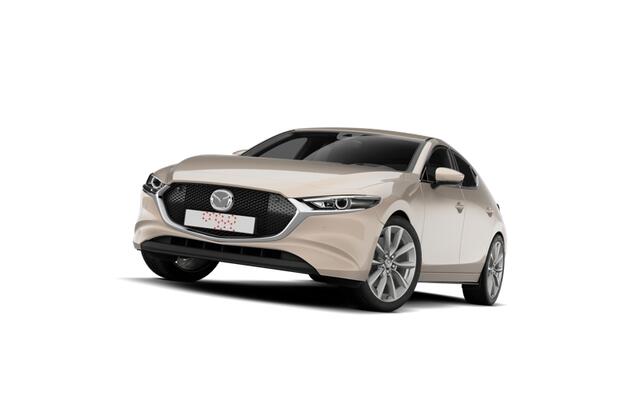 Mazda 3 Nagisa | 7-inch digitale meterset | Achteruitrijcamera | Active Driving Display (ADD), projectie in de voorruit: kleuren head-up display met belangrijkste rij-informatie