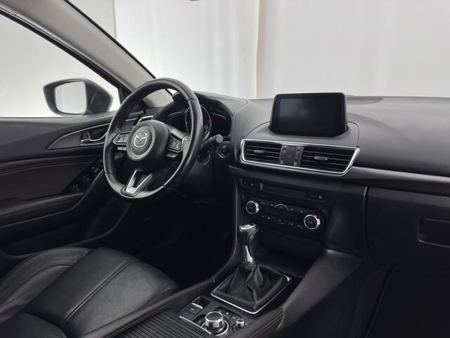 Mazda 3 2.0 SkyActiv-G 120 GT-M (INCL-BTW) *LUXURY-LEATHER | FULL-LED | ADAPTIVE-CRUISE | BLIND-SPOT | BOSE-SOUND | CAMERA | KEYLESS | DAB+ | HEATED-SPORTSEATS | NAVI-FULLMAP | HEAD-UP | PRIVACY-GLASS | LANE-ASSIST | 18''A