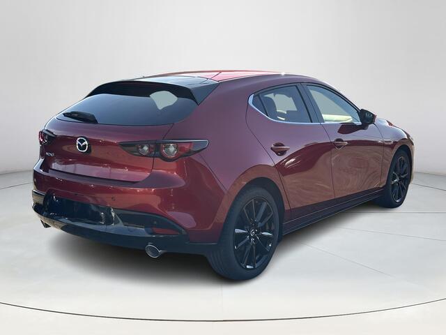 Mazda 3 2.0 e-SkyActiv-X M Hybrid 186 Takumi | Sunroof | Automaat | Stoel/stuurverwarming | BOSE- Premium audio | Elektrische geheugen stoelen | Lederen bekleding | Apple carplay/ Android auto | 360* camera | Full led adaptive |