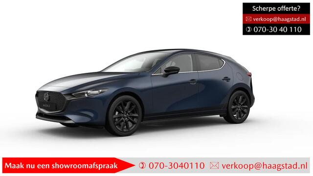 Mazda 3 2.0 e-SkyActiv-X M Hybrid 186 Takumi Haagstad netto deal! (huidige nieuwprijs ¤45.590)