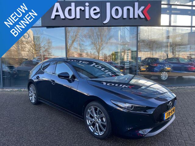 Mazda 3 2.0 e-SkyActiv-X M Hybrid 186 Luxury AUTOMAAT | i-ACTIVE PACK | SUNROOF | LEDER | Bose AUDIO | 360 CAMERA | ALTIJD DEALER ONDERHOUDEN |