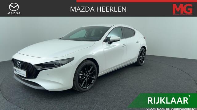 Mazda 3 2.0 e-SkyActiv-X M Hybrid 186 Luxury Automaat | Rijklaar | Lederen Bekleding | Apple Carplay/Android Auto | Bose Soundsystem |