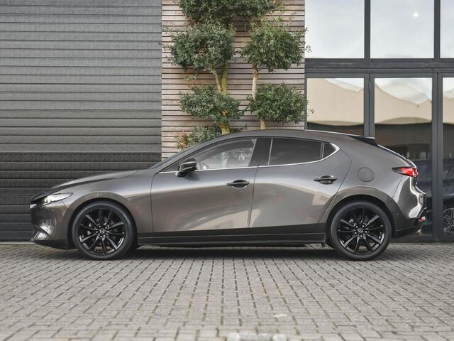 Mazda 3 2.0 e-SkyActiv-G M Hybrid 122 Luxury Leren bekleding Bose 360 camera Adaptive Cruise Control